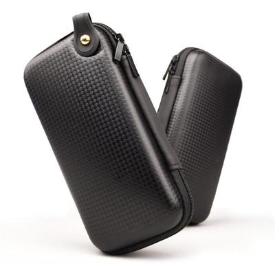 Multi-functie reizen mobiele Power oortelefoon elektronische product opbergdoos beschermende tas (zwart)