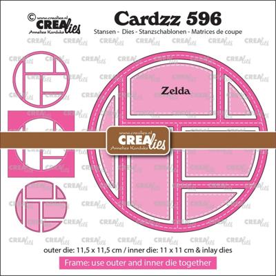 Crealies • cardzz frame & inlay zelda (6 vlakken)