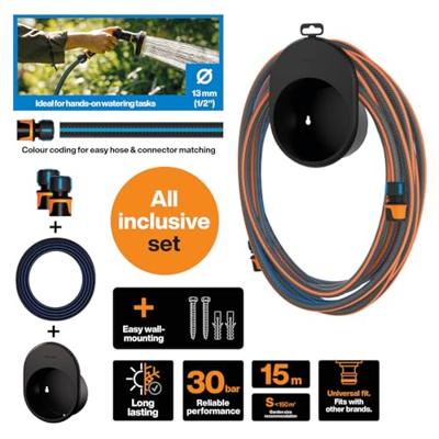 Fiskars Tuinslangset 13 mm (1/2") 15 m - 1027678 Fiskars Tuinslangset 13 mm (1/2") 15 m - 1027678