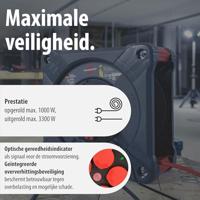 Brennenstuhl Professional Bouwplaats kabelhaspel | KA 3210 5 | IP44 | 33m | H07BQ-F 3G2.5 - 9202330210 - thumbnail