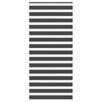 Zebra rolgordijn 105x200 cm stofbreedte 100,9 cm zwart - thumbnail