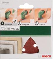 Bosch Accessoires Schuurblad 105mm | G60 | Rw | 6 Gaten | Velc | 5-delig - 2609256A56 - thumbnail