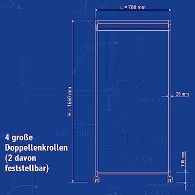 Maul Staande kapstok 9424490 MAULbolero (b x h x d) 78 x 166 x 46 cm Metaal Zwart 1 stuk(s)
