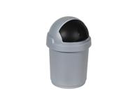 Curver Roll Bullet Bins Roll Bullet Bin 10L Rond Antraciet, Grijs Kunststof - thumbnail