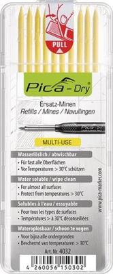 Pica Navulling geel 4032 Dry, 10st.
