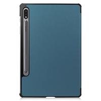 3-Vouw sleepcover hoes - Samsung Galaxy Tab S7 / Tab S8 - Groen - thumbnail