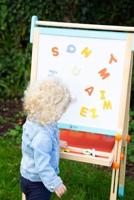 Classic World houten magneet- en schoolbord 2in1, 39dlg. - thumbnail