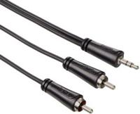Hama Audiokabel 3,5 Jack - 2 Cinch Stero 5m 1 Ster - thumbnail