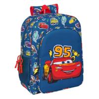 Schoolrugzak Cars Racing Marineblauw 32 x 38 x 12 cm - thumbnail