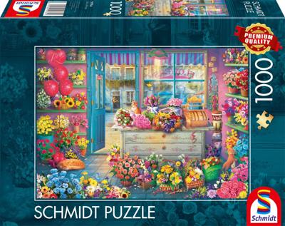 Colourful Flower Shop Puzzel 1000 Stukjes Colourful Flower Shop Puzzel 1000 Stukjes
