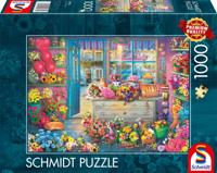 Colourful Flower Shop Puzzel 1000 Stukjes - thumbnail