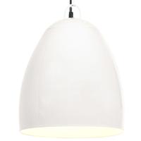 VidaXL Hanglamp industrieel rond 25 w e27 42 cm wit - thumbnail
