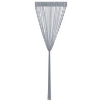 Koordgordijnen 2 st 100x250 cm lichtgrijs - thumbnail