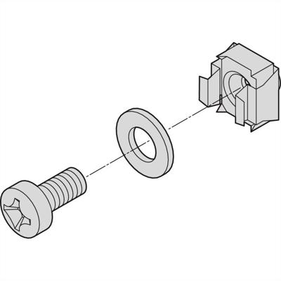 nVent SCHROFF 21100435 Bevestigingskit 7 stuk(s) nVent SCHROFF 21100435 Bevestigingskit 7 stuk(s)