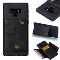 Lederen beschermhoes voor Galaxy Note9 (zwart) - thumbnail