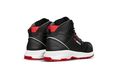 Redbrick werkschoenen - Pulse Overnose - hoog - met kruipneus - S3 - zwart / rood - maat 42