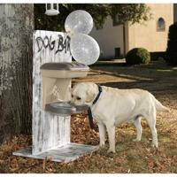 Bama pet hondenvoederbak 50x29x52 cm taupe - thumbnail