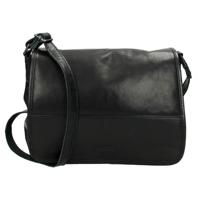 Old West Crossbody Schoudertas met Overslag Zwart - thumbnail