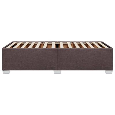 Bedframe zonder matras 80x200 cm stof donkerbruin Bedframe zonder matras 80x200 cm stof donkerbruin