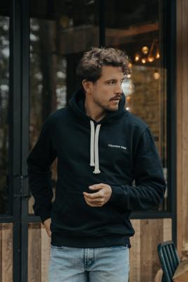 Colourful Rebel Basic Hoodie Zwart Heren - Basic Fit - 460g Katoen