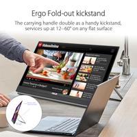 ASUS ZenScreen MB229CF portable monitor – 22-inch (21.5 viewable) FHD (1920 x 1080), IPS technology, 100Hz, USB-C® PD 60W, speakers, carrying handle/kickstand design, C-clamp, partition hook - thumbnail