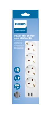 Philips 4-voudig stopcontact SPN3042