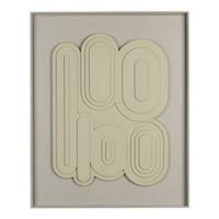 Zuiver Wanddecoratie 'August' 64 x 52cm, kleur Bruin - thumbnail