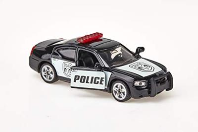 Siku Amerikaanse politieauto Dodge Charger zwart/wit (1404) Siku Amerikaanse politieauto Dodge Charger zwart/wit (1404)