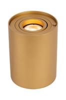 Lucide TUBE - Tafellamp - Ø 9,6 cm - LED 3 StepDim - GU10 - 1x5W 2700K - Mat Goud / Messing - thumbnail