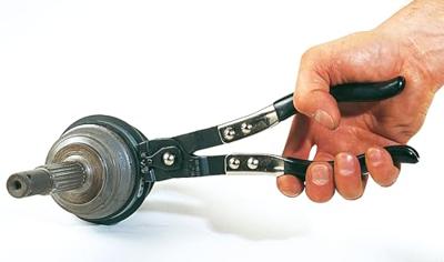HAZET slangklemtang "1847-1" pliers w. low ear. 1847-1 - thumbnail