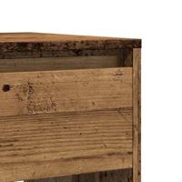 Wandtafel 89x41x76,5 cm bewerkt hout oud houtkleurig - thumbnail