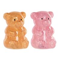 Verlichte decoratie Home ESPRIT Kristal Stads 13 x 14 x 20 cm (2 Stuks) - thumbnail