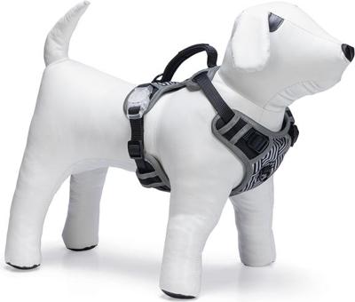 Beeztees Safety Gear Parinca Premium Y-Tuig - Hondentuig - LED - Nylon - Zwart - 38-51 cm x 15 mm