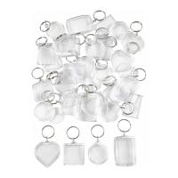 Creativ Company Sleutelhanger, afm 40-50 mm, 100 stuk/ 1 doos - thumbnail