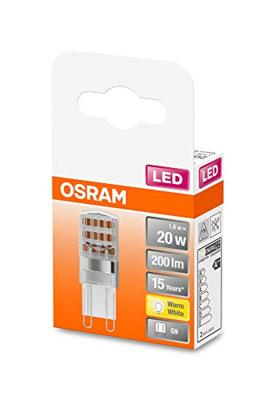 OSRAM HOMELIGHTING 4058075432307 LED-lamp Energielabel F (A - G) G9 Ballon 1.9 W = 20 W Warmwit (Ø x h) 14 mm x 46 mm 1 stuk(s)