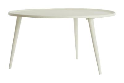 Light & Living Ronde Bijzettafel 'Babina' 68cm, kleur Crème