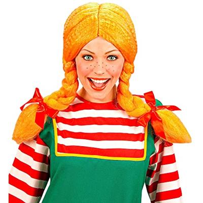 Pruik staarten oranje buigbaar