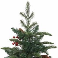 VidaXL Kunstkerstboom groen 150 cm pvc en metaal en plastic - thumbnail