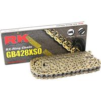 RK Chains 428 xso 126 n gold/gold open - thumbnail