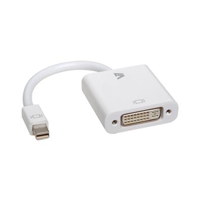 Mini DisplayPort naar DVI-Adapter V7 CBL-MD1WHT-5N Wit Mini DisplayPort naar DVI-Adapter V7 CBL-MD1WHT-5N Wit