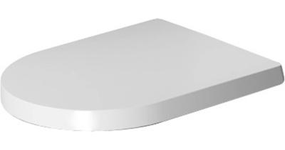 Duravit ME by Starck WC-zitting 43.8x37.4x5.1cm compact Kunststof wit Glanzend 0020110000