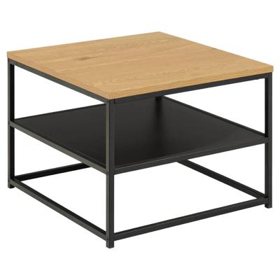 Bendt Salontafel 'Ture' Eiken en metaal, 55 x 55cm