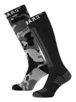 Poederbaas Skisokken 2-pack Camo Black-35/38 - thumbnail