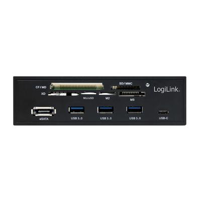 LogiLink UA0341 geheugenkaartlezer Intern Zwart SATA