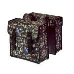 Basil wanderlust dubbele zwarte fietstas - waterafstotend, 35l, universal bridge-systeem - thumbnail