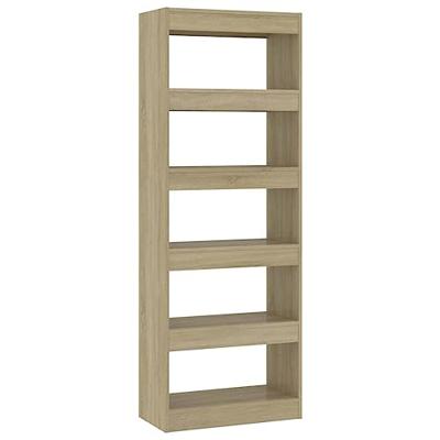 Boekenkast/kamerscherm 60x30x166 cm bewerkt hout sonoma eiken