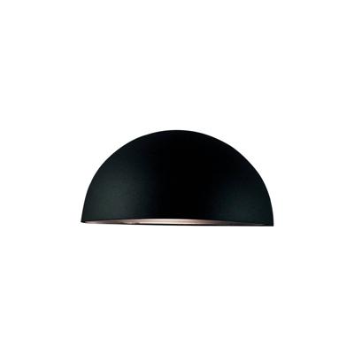 Buitenlamp zwart breed Nordlux &apos;Scorpius&apos; wandlamp E14 fitting IP23 modern 200mm