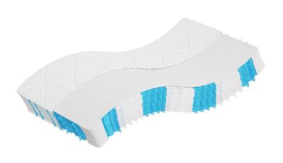 Pocketveringmatras middelhard-hard 70x200 cm - thumbnail