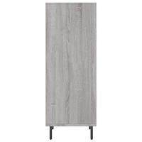Dressoir 34,5x32,5x90 cm bewerkt hout grijs sonoma eikenkleurig - thumbnail