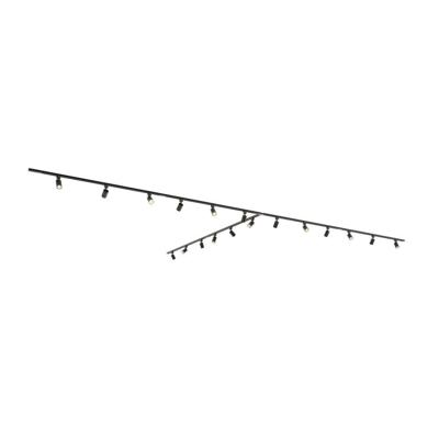 Taros Railverlichting Pakket - T-vorm - 6x 1,5m rail - 18 railspots - Incl. RGBWW GU10 - IP20 - Modulair - 230V Taros Railverlichting Pakket - T-vorm - 6x 1,5m rail - 18 railspots - Incl. RGBWW GU10 - IP20 - Modulair - 230V